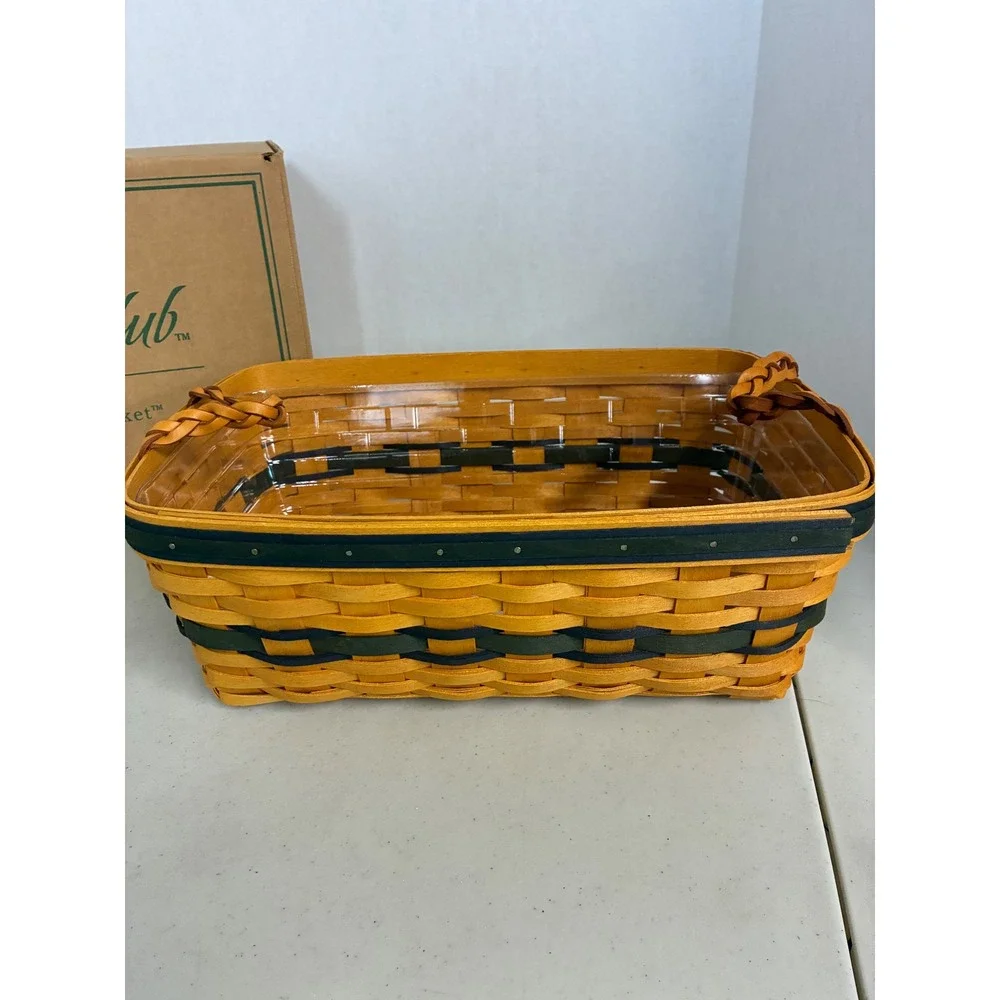 Longaberger 1997 Collectors Club‎ Welcome Home Basket with Liner and Box